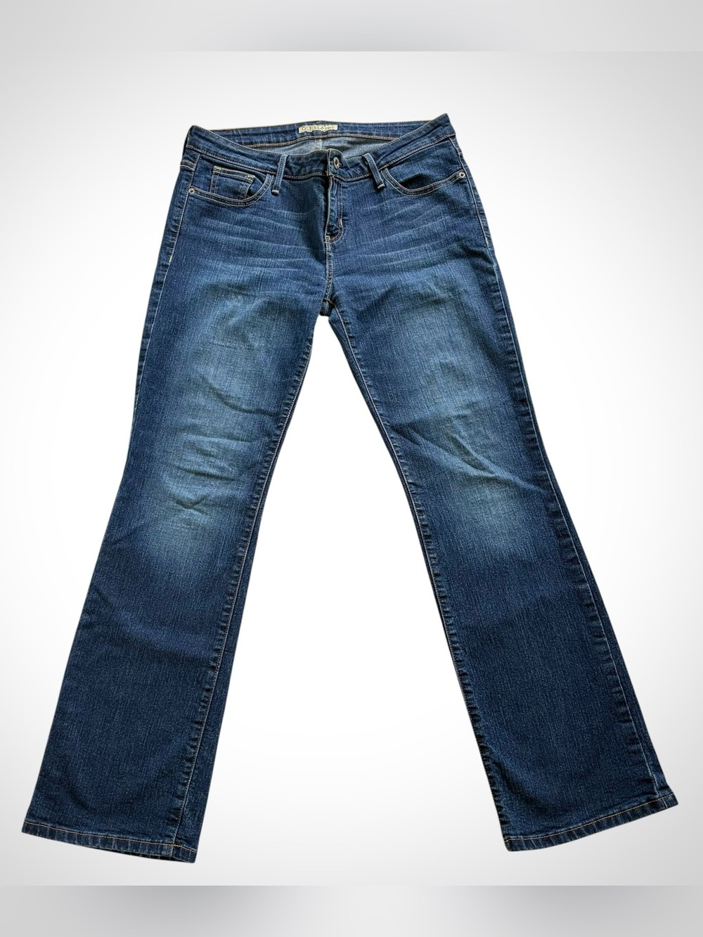 GUESS Dare Bootcut Jeans Women's 30x31 Dark Wash Stretch Denim Blue Mid Rise Y2K